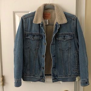Levi’s Sherpa jean jacket